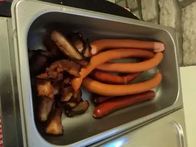 a container filled with carrots and other vegetables at Villa A. Malka in Poděbrady