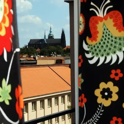 Panorama Prague Castle with Terrace