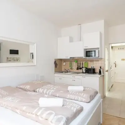 Cozy studio with parking near city center