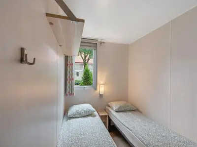 a room with two beds and a window at Holiday Home Sunset Terrace by Interhome in Prague