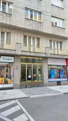 a view of a city street with buildings at Bonvolon in Prague