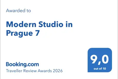 a screenshot of the modern studio in private at Modern Studio in Prague 7 in Prague