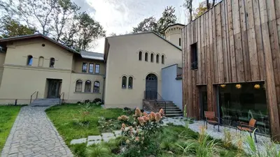 an external view of a house with a garden at Exclusive penzion Viva Residence in Mladá Boleslav
