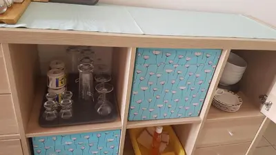 a toy kitchen with a cupboard with a drawer at Na samotě u lesa -Rasovna in Mšecké Žehrovice