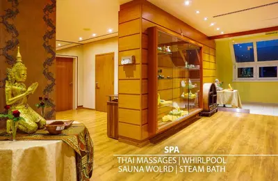 a room with a store with a room with a table at Don Giovanni Hotel Prague - Great Hotels of The World in Prague