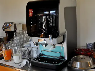 a mixer sitting on top of a counter at Hotel Opera in Prague