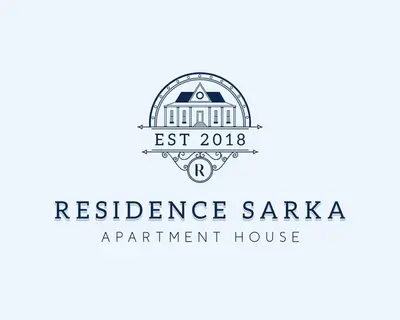 a logo for a residence sarkka apartment house at Residence Sarka Top in Prague