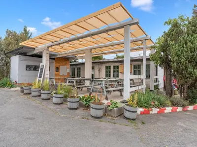 a pavilion with a bunch of potted plants at Holiday Home Prima by Interhome in Prague