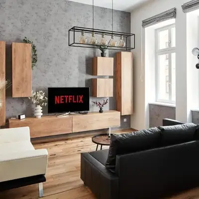 Prague Days - One-bedroom Apartment with Workspace by Vltava River in Smíchov