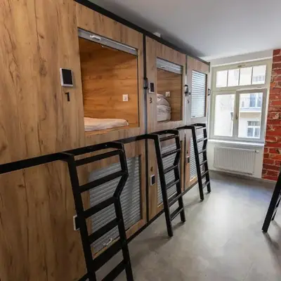 Capsule hostel Andel Centre SPIRIT