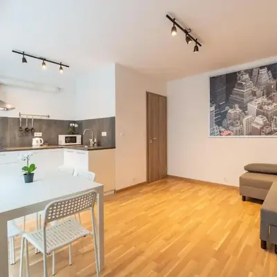 Brand new two room apartment #26 with free secure parking close to center