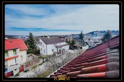 a view of a town with houses and roofs at RM Luxury Apartment in Prague • 6 People • Free Parking • Pets in Prague