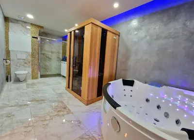 Gallery image of Wellness Gold apartment with Private SAUNA & JACUZZI in Prague
