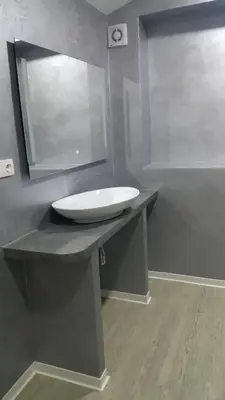 a bathroom with a white sink and a mirror at Apartmán Marie in Litoměřice